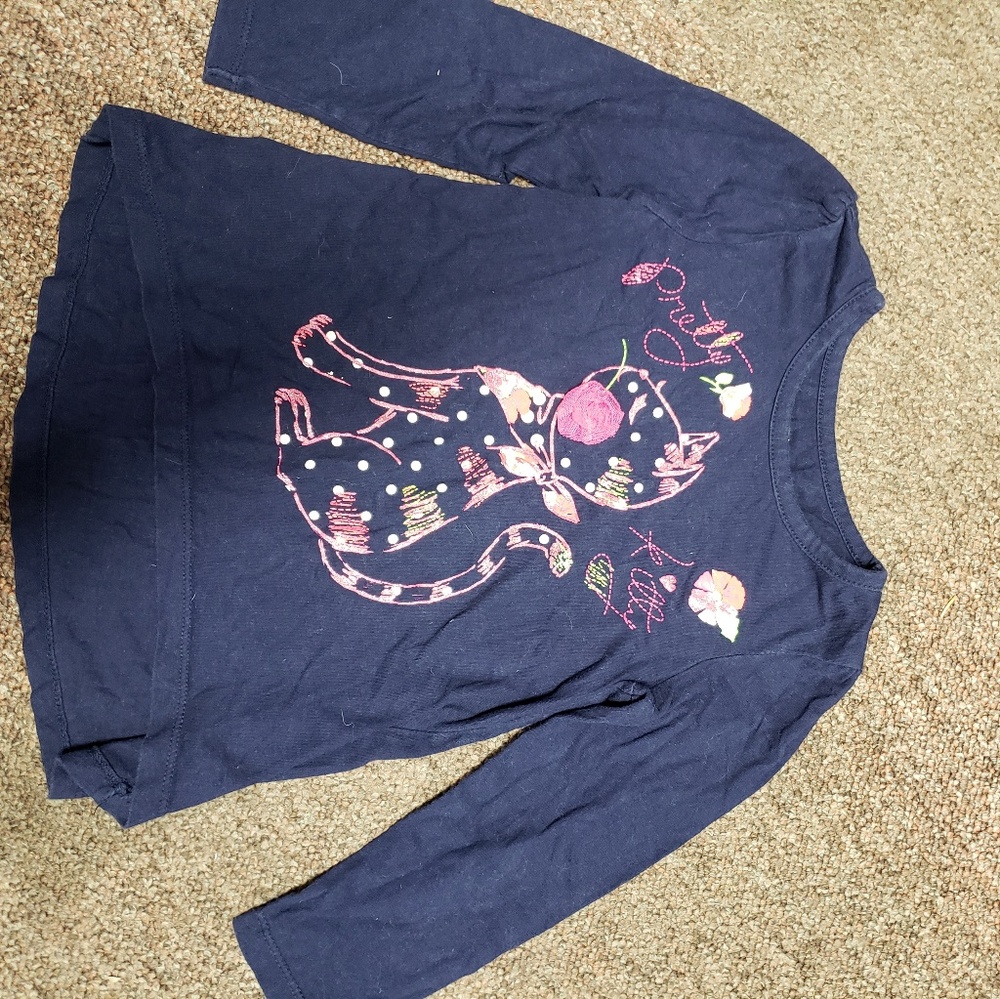 Girls 4T kitty shirt